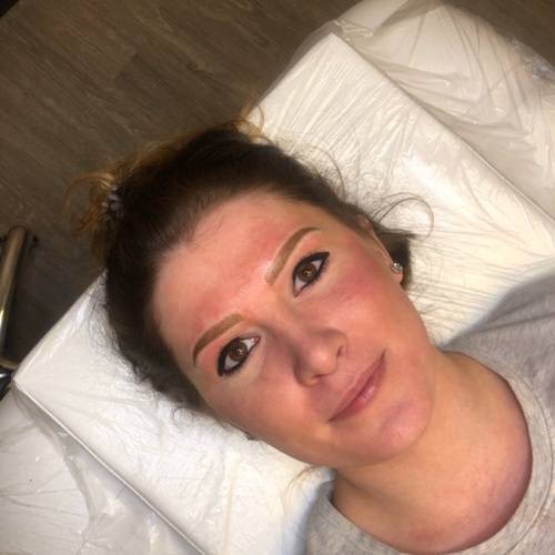 After microblading & brow shading After microblading & brow shading