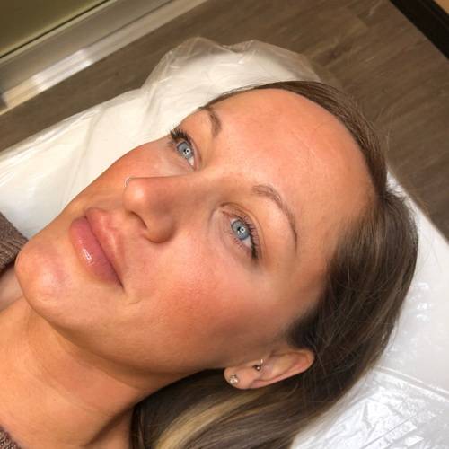 Before eyebrow microblading and shading Before eyebrow microblading and shading (Greenfield, WI)